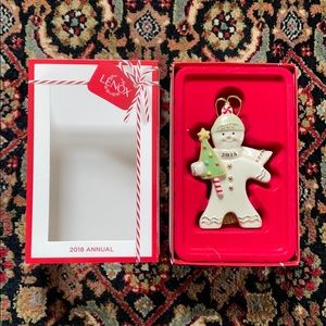 Lenox 2018 Gingerbread Ornament